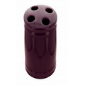 4" Tall Purple Ceramic Soap Dispenser